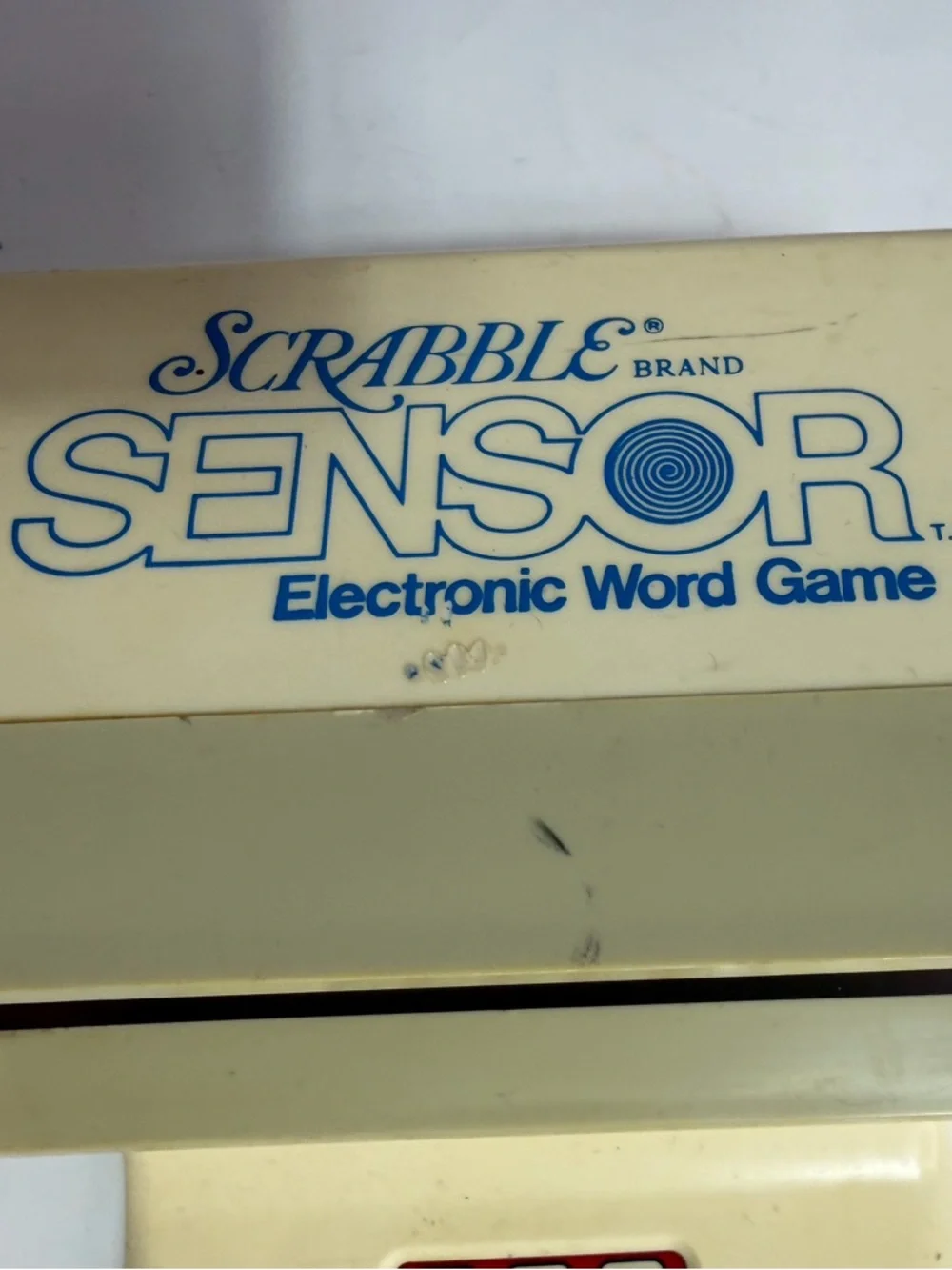 1970s Scrabble Vintage Sensor Electronic Word Game Works - Unit Only - Works
